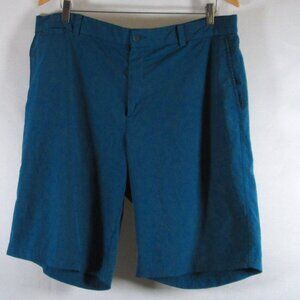 Nike Mens Teal Dri-Fit Golf Shorts Size 38 Pre-owned Good Condition Lightweight
